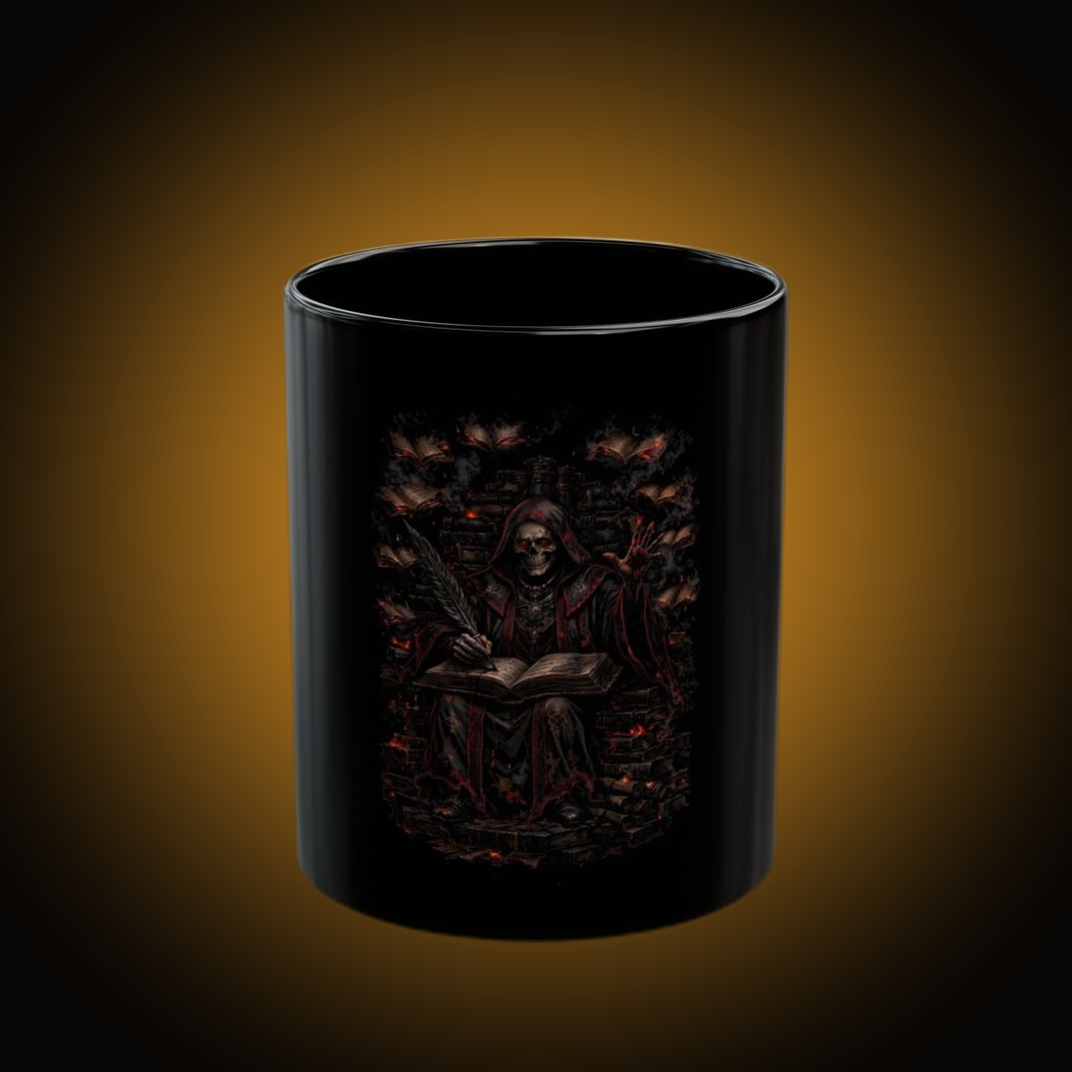 Archivist Dark Version Black Mug