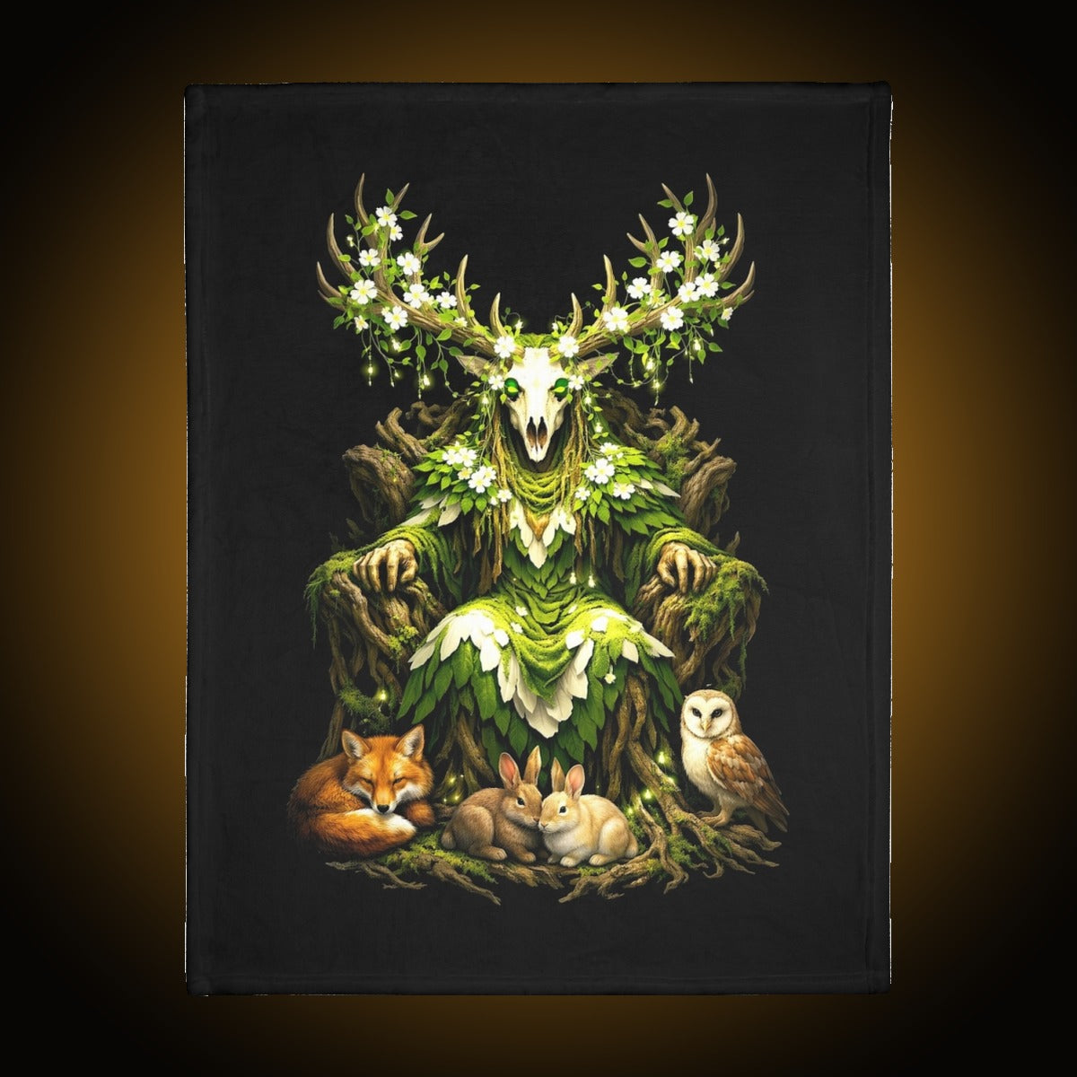 Druid Light Front Dark Back Blanket