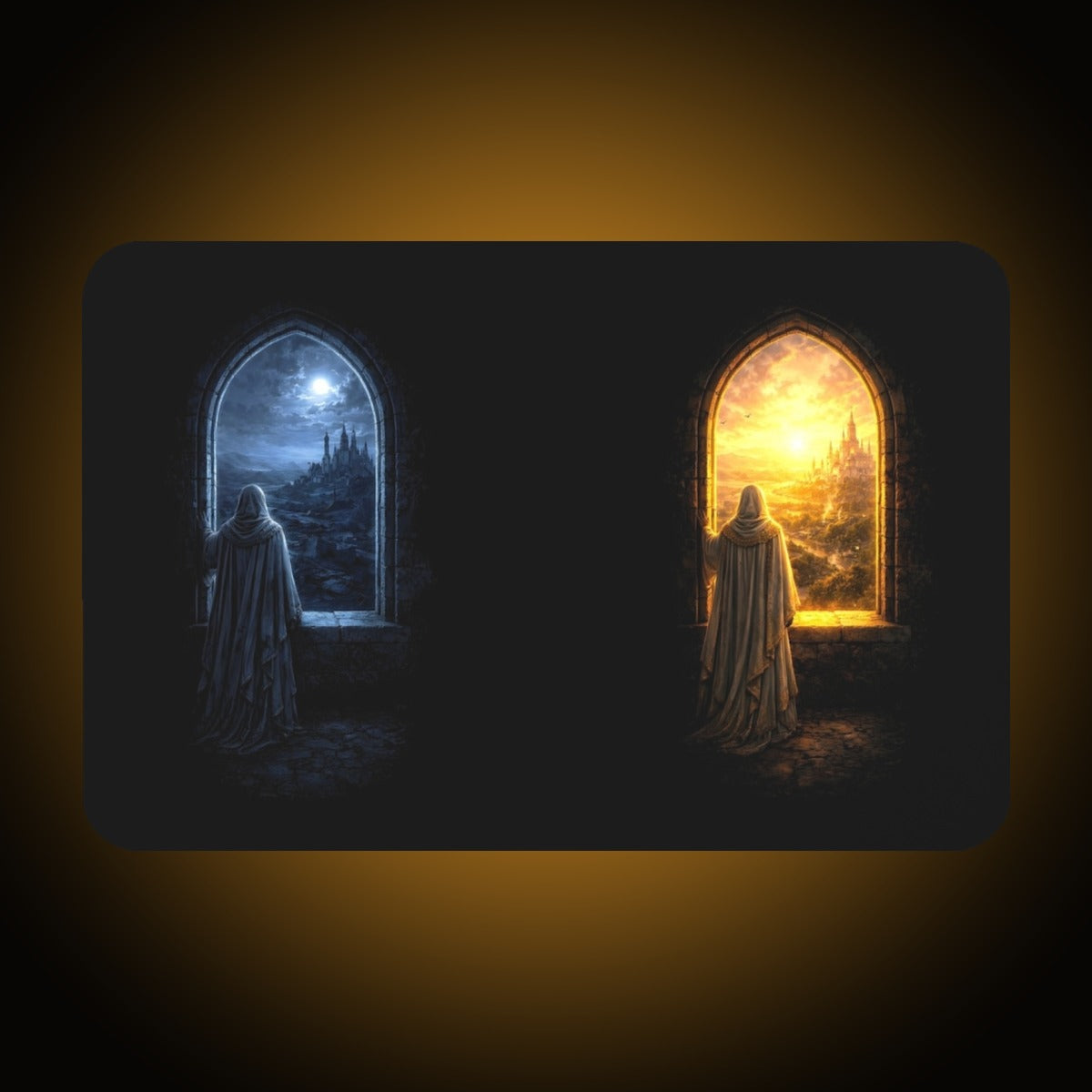 Last Witness Dark Version Desk Mat