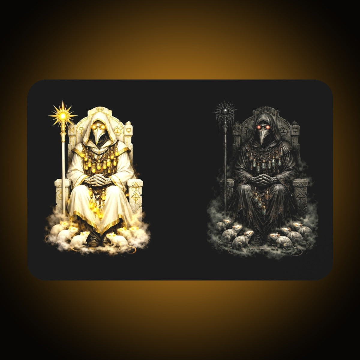 Plague Warden Light Version Desk Mat
