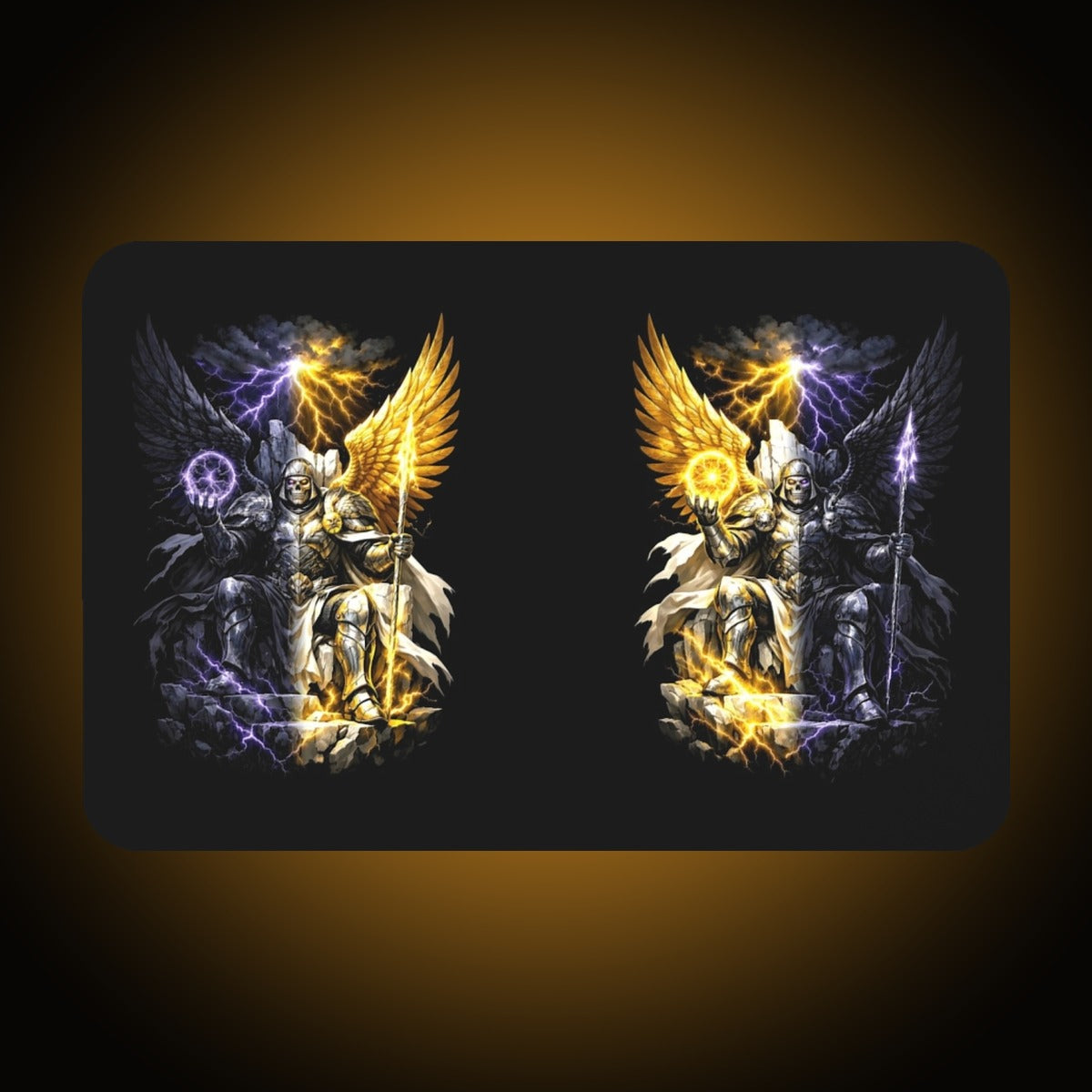 Storm Bringer Split-Face Desk Mat
