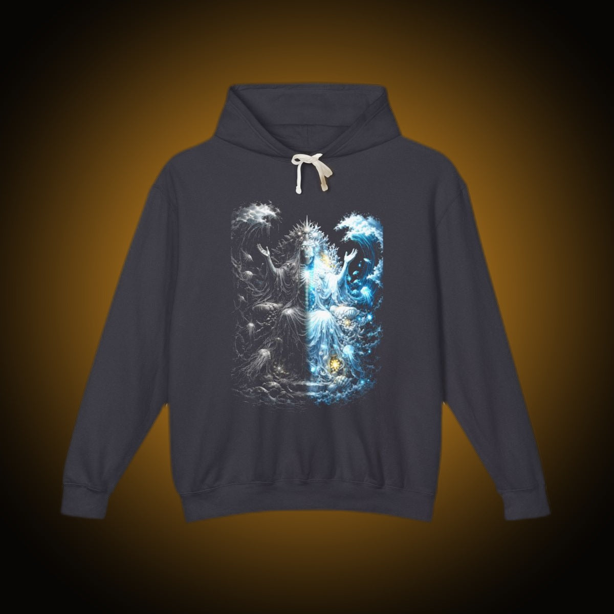 Tide Caller Split-Face Hoodie