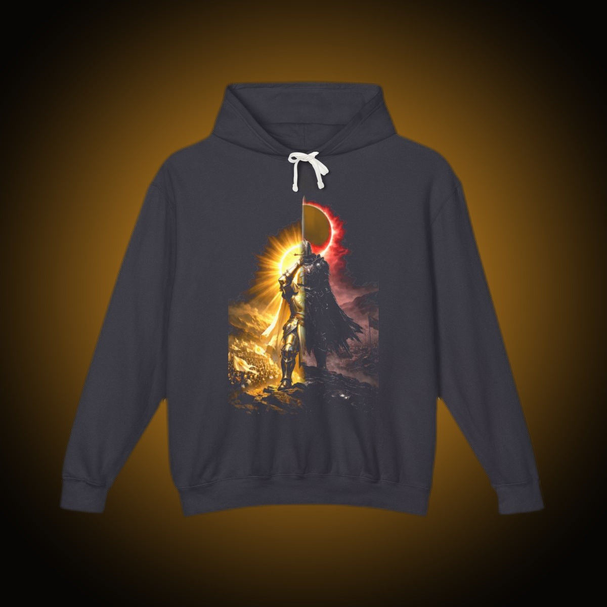 Sun Brother Split-Face Reversed Hoodie