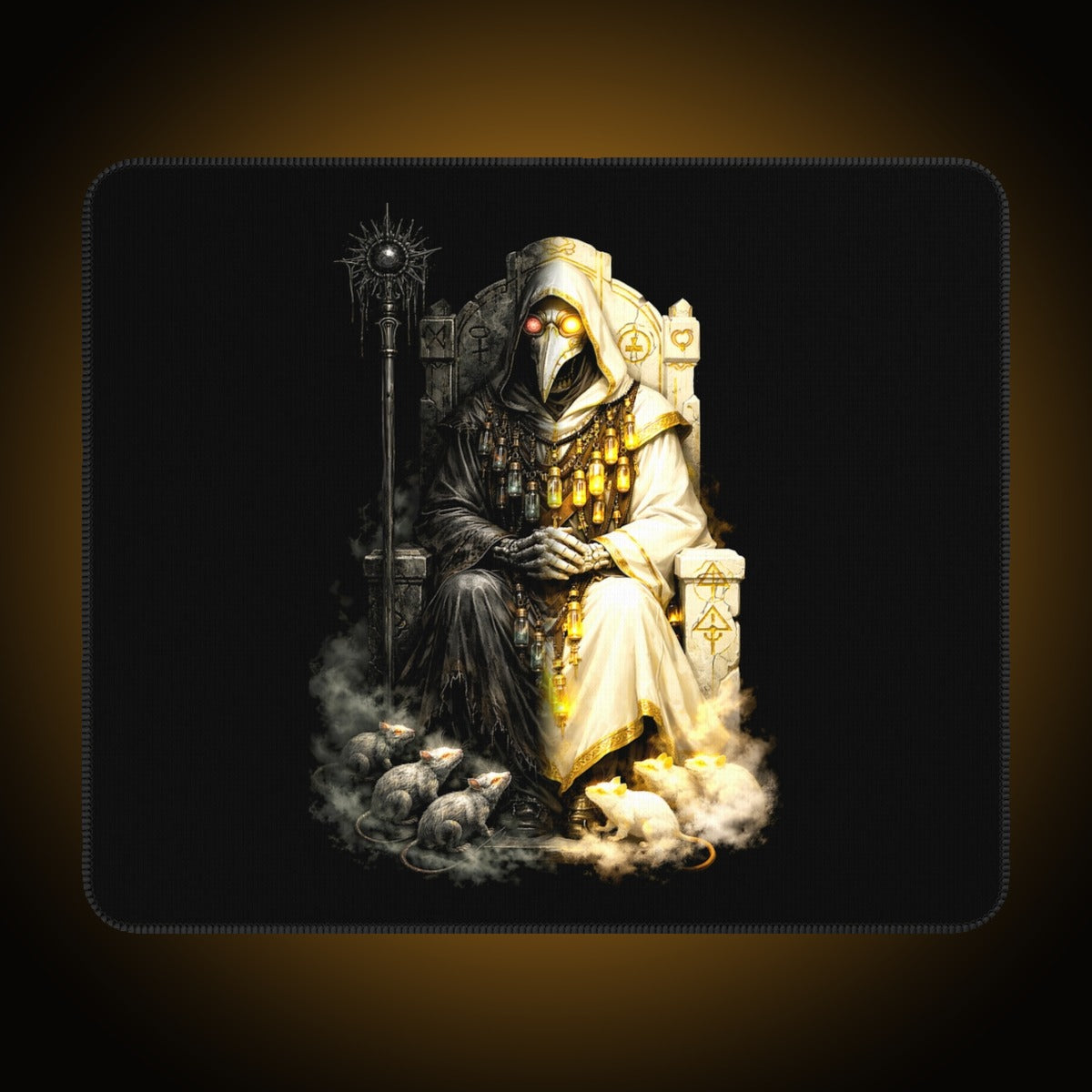 Plague Warden Split-Face Mousepad