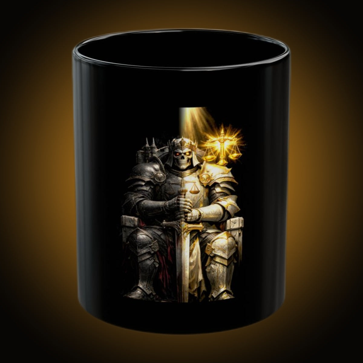 Executioner Split-Face Black Mug