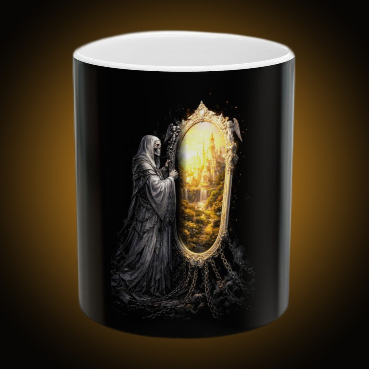 Mirror Maiden Split-Face Mug