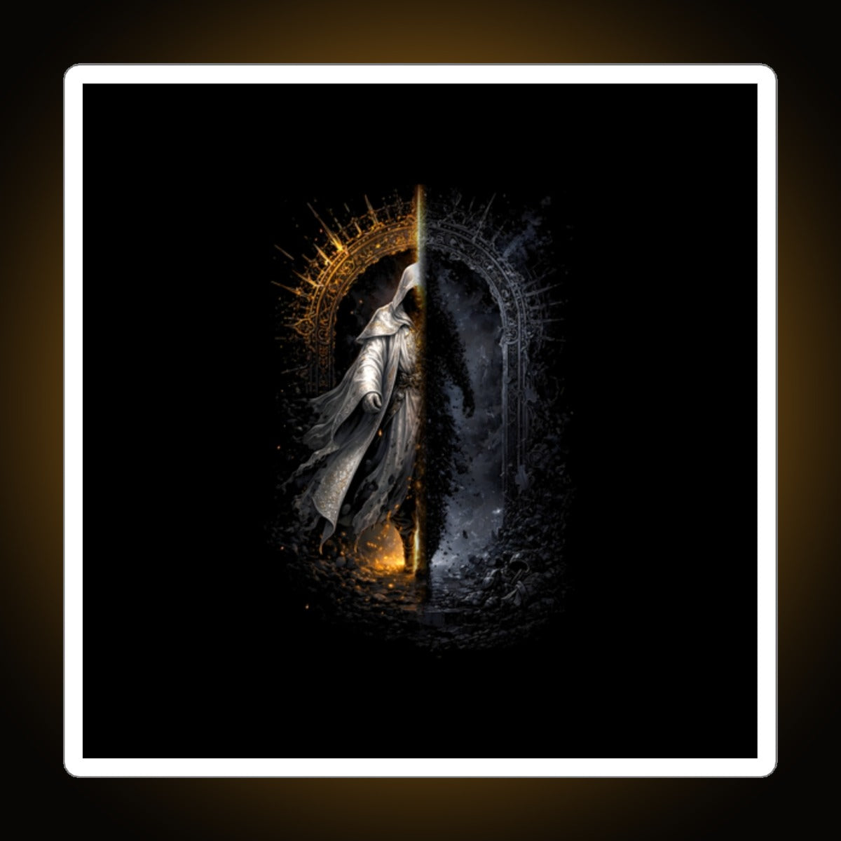Veil Walker Split-Face Reversed Sticker