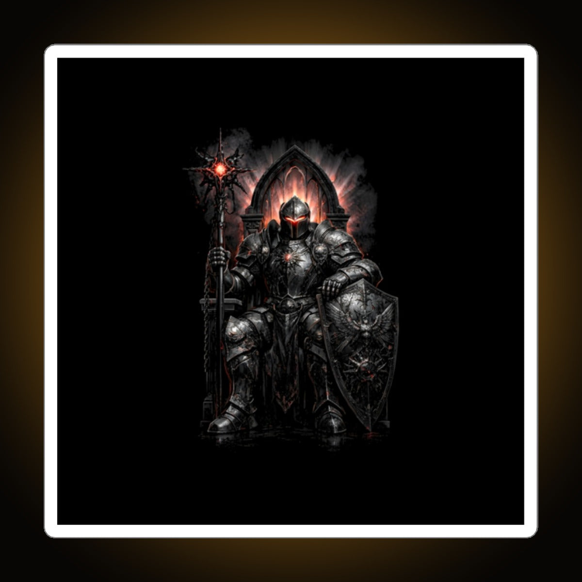 Knight Dark Version Sticker