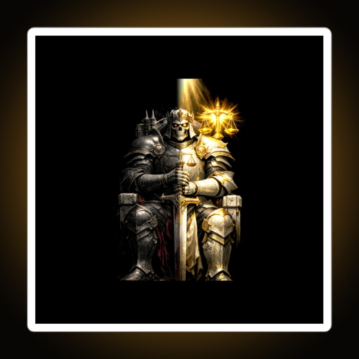 Executioner Split-Face Sticker