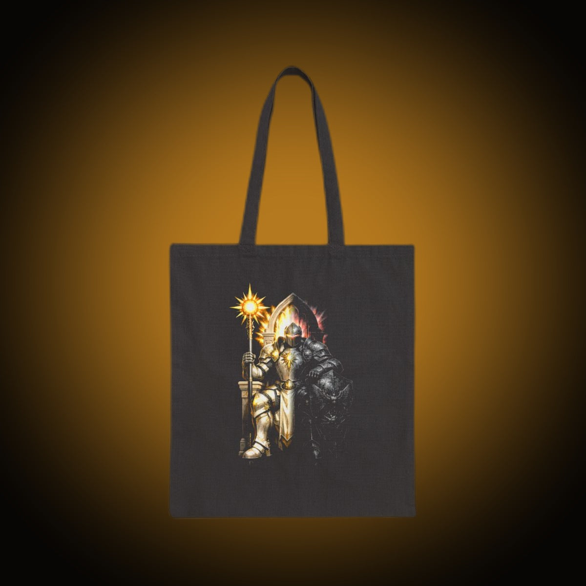 Knight Split-Face Reversed Tote Bag