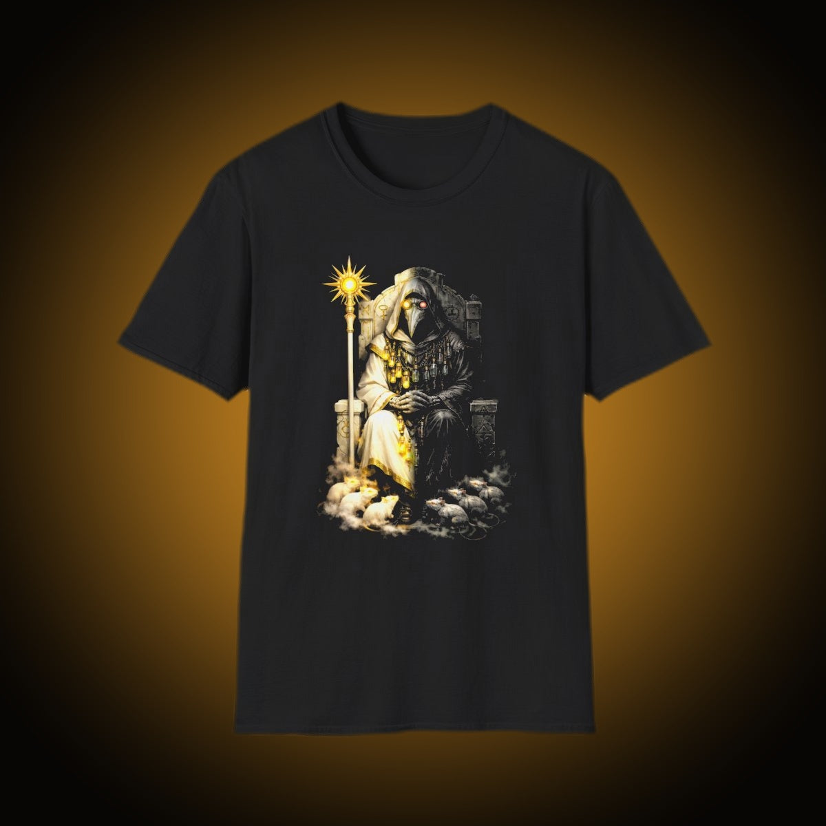 Plague Warden Split-Face Reversed T-Shirt