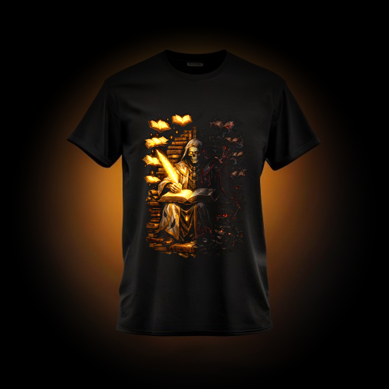 Archivist Split-Face Reversed T-Shirt