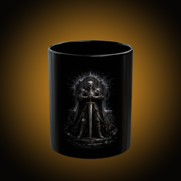 Blood Knight Dark Version Black Mug