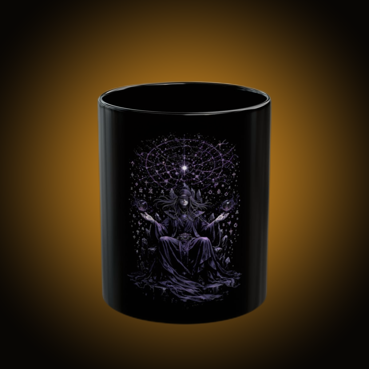 Arcanist Dark Version Black Mug