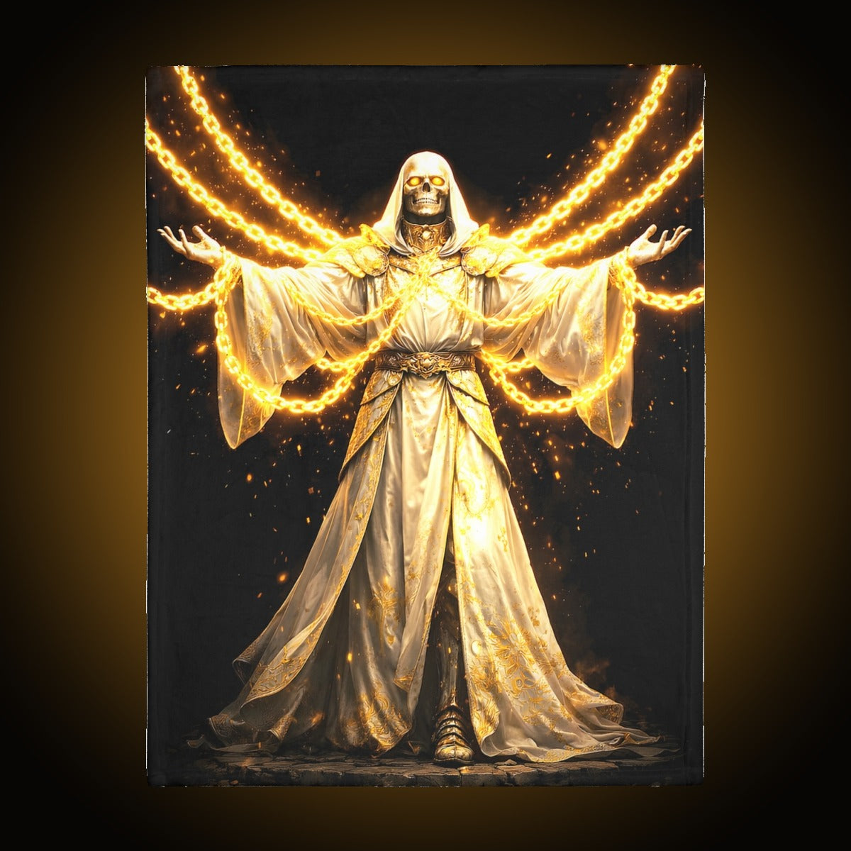 Chain Bearer Light Front Dark Back Blanket