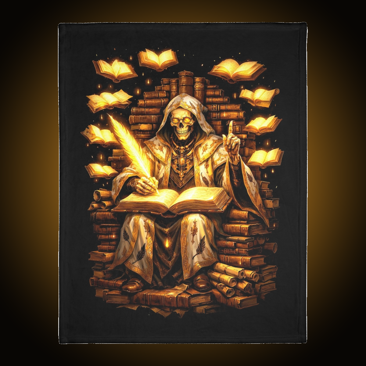 Archivist Light Front Dark Back Blanket