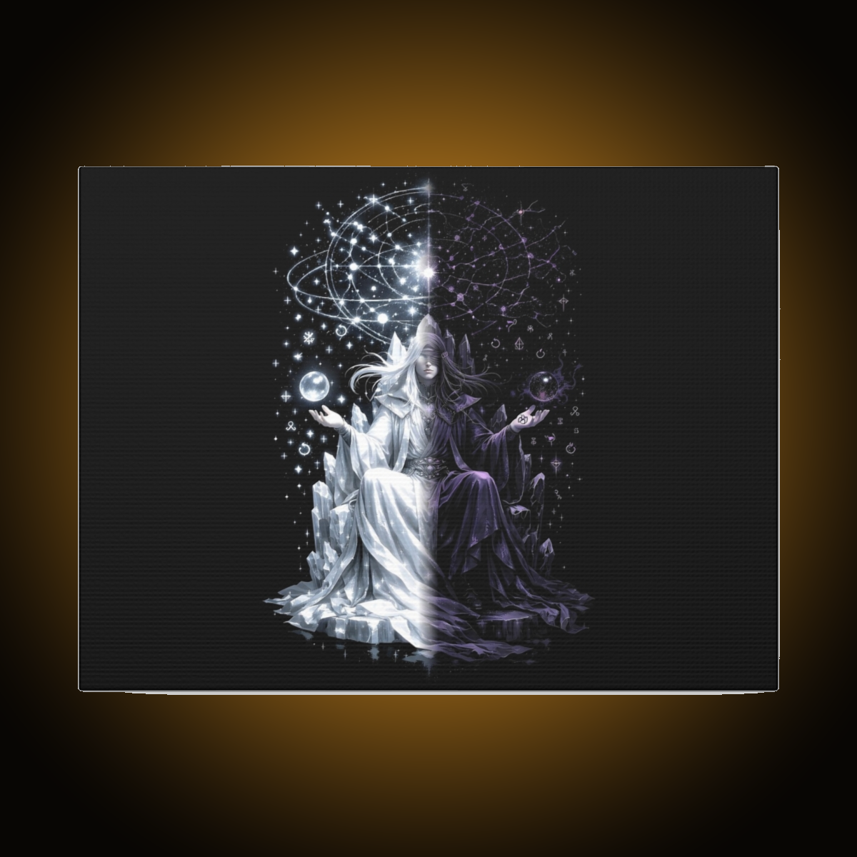 Arcanist Split-Face Reversed Canvas