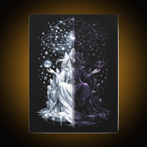 Arcanist Split-Face Reversed Canvas