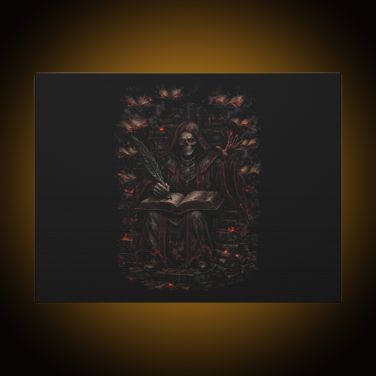 Archivist Dark Version Canvas
