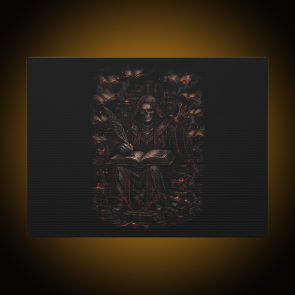 Archivist Dark Version Canvas