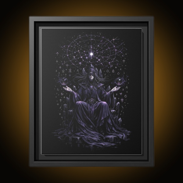 Arcanist Dark Version Canvas (Black Frame)