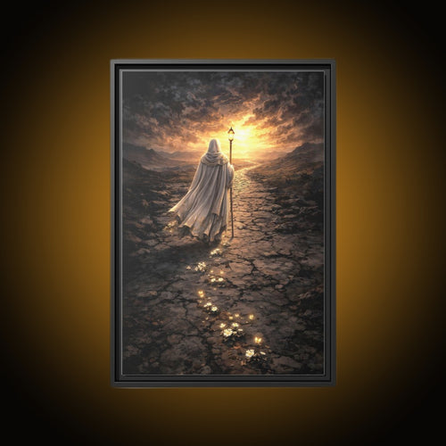 Ash Pilgrim Light Version Canvas (Black Frame)