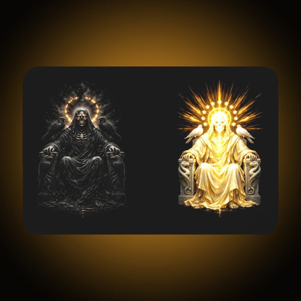 Skeleton God Dark Version Desk Mat