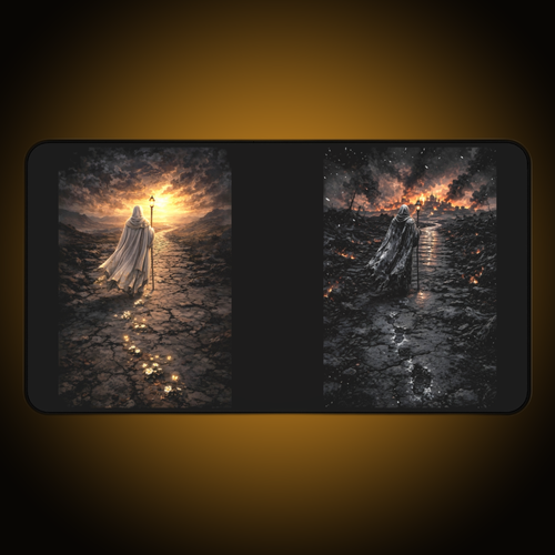 Ash Pilgrim Light Version Desk Mat