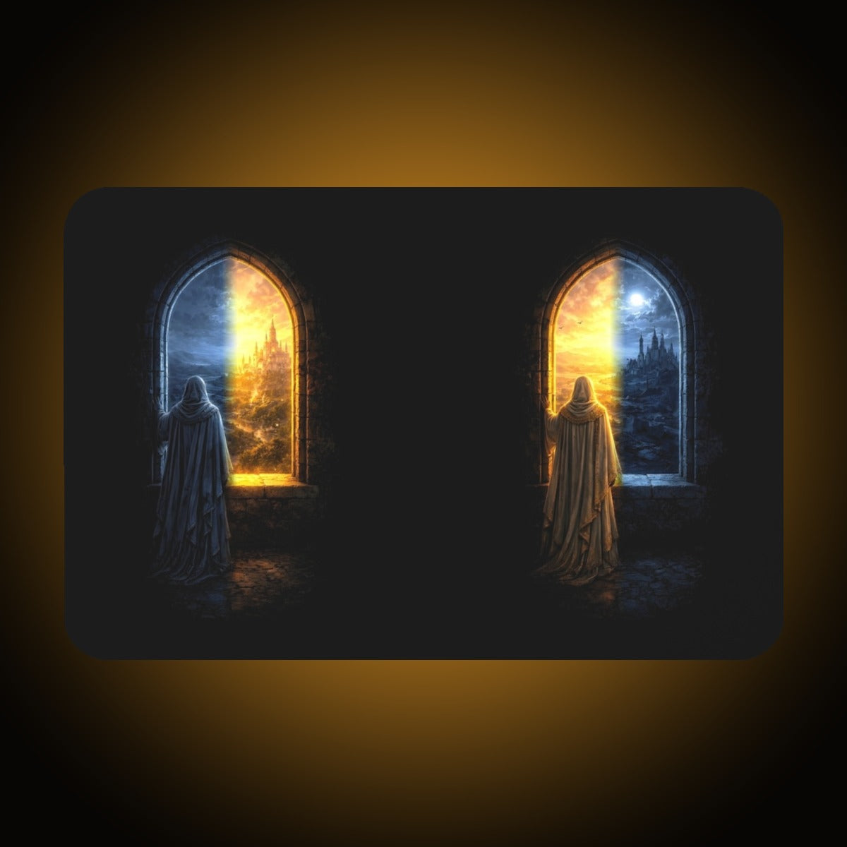 Last Witness Split-Face Desk Mat