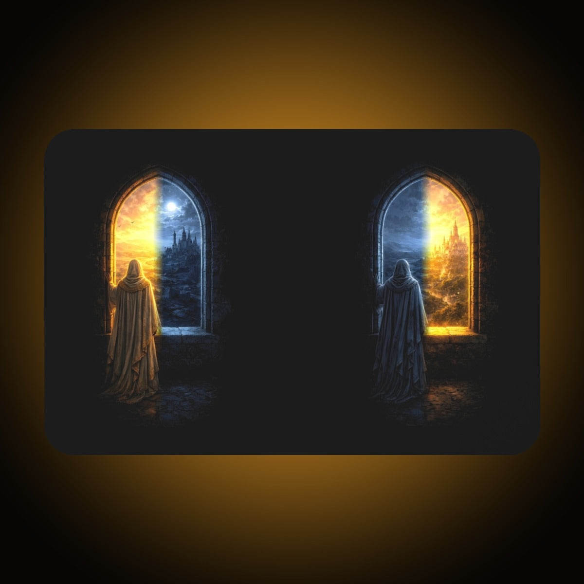 Last Witness Split-Face Reversed Desk Mat