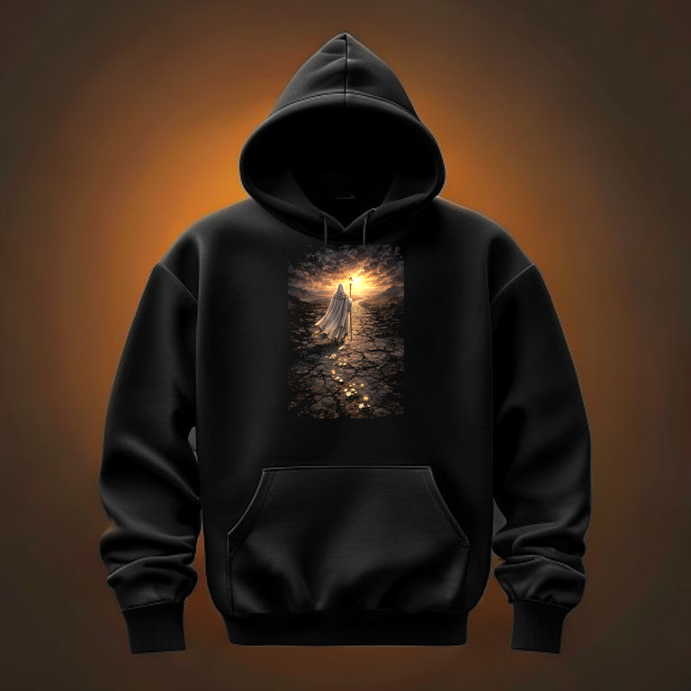 Ash Pilgrim Light Front Dark Back Hoodie
