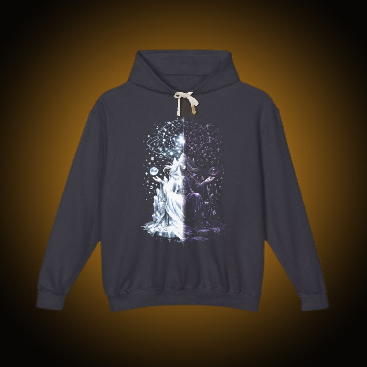 Arcanist Split-Face Reversed Hoodie