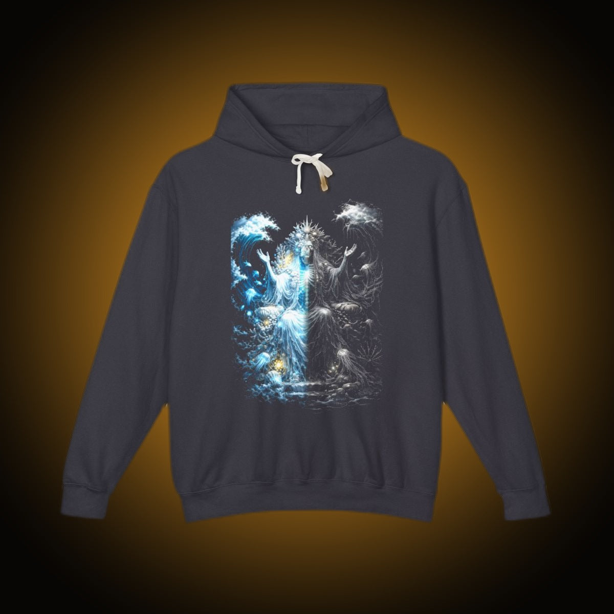 Tide Caller Split-Face Reversed Hoodie