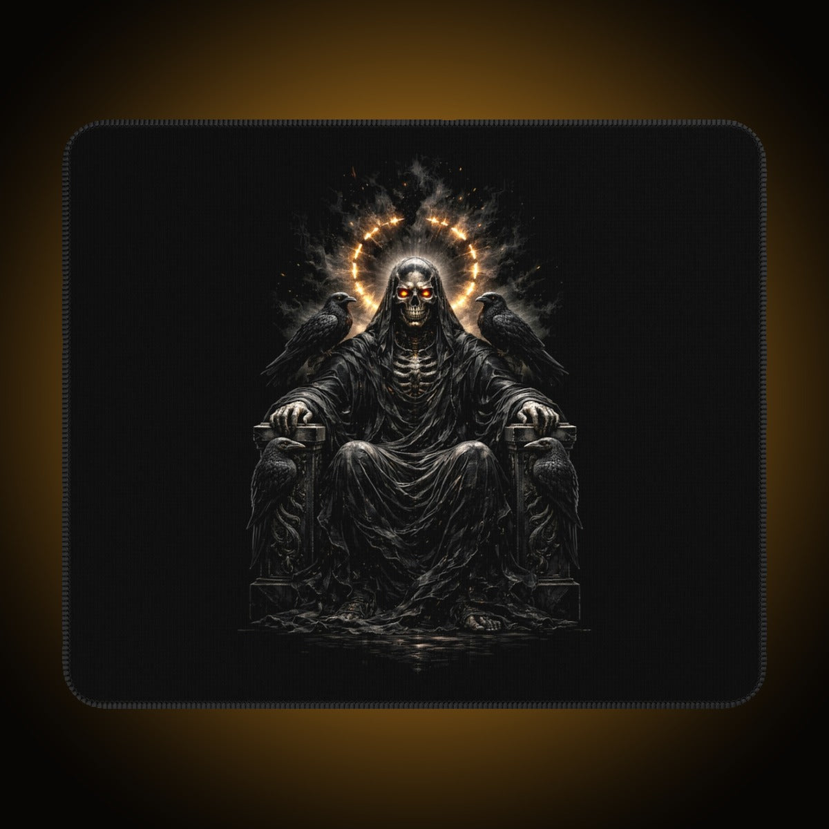 Skeleton God Dark Version Mousepad
