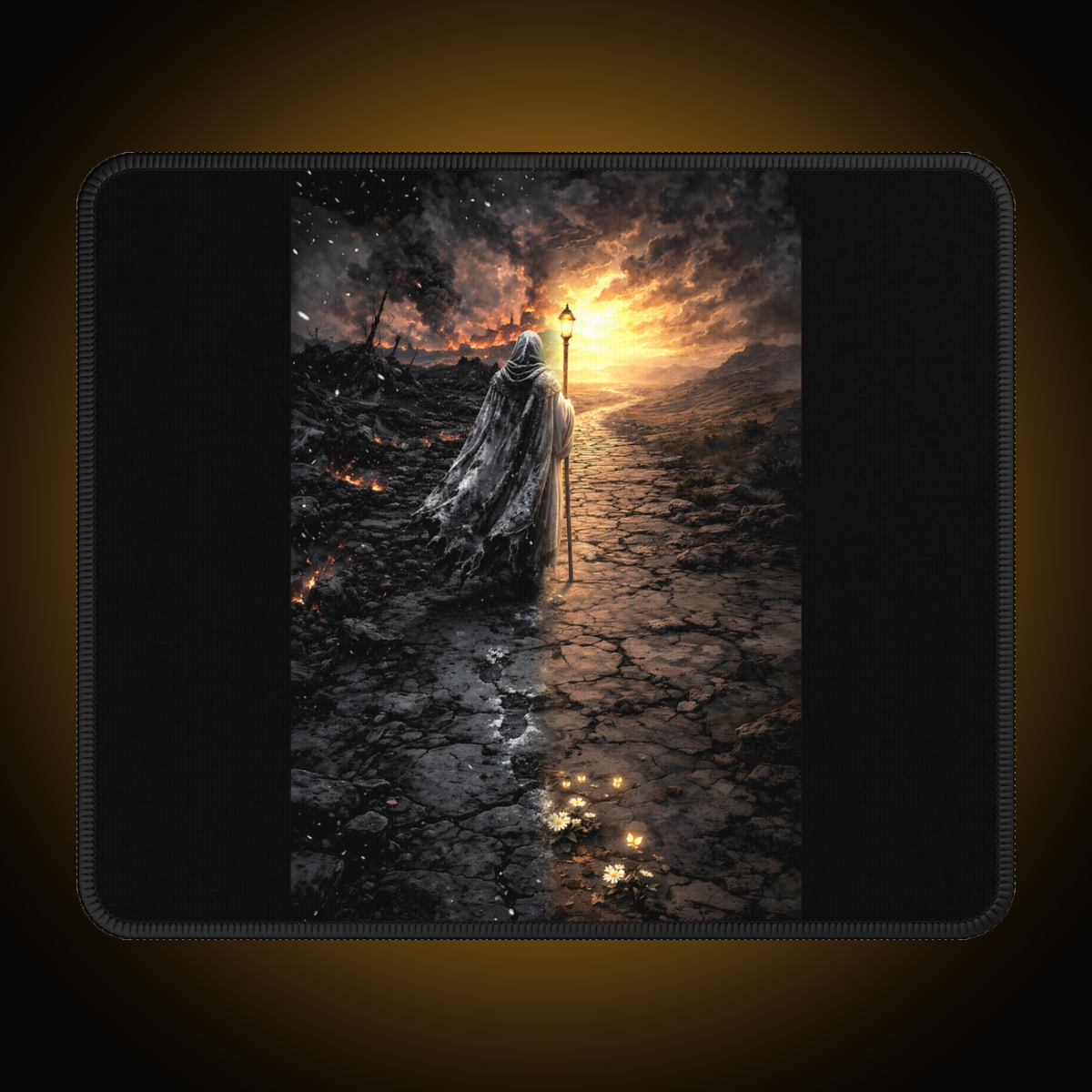 Ash Pilgrim Split-Face Mousepad