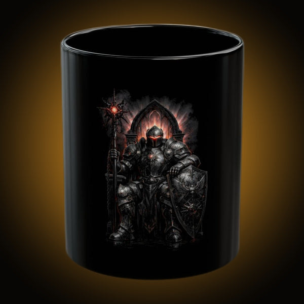 Knight Dark Version Black Mug