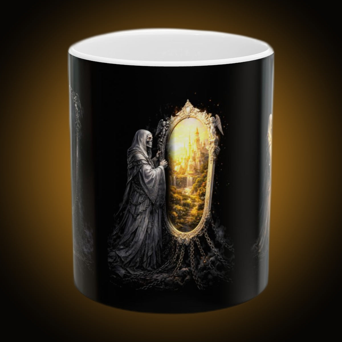 Mirror Maiden Triple Panel Mug