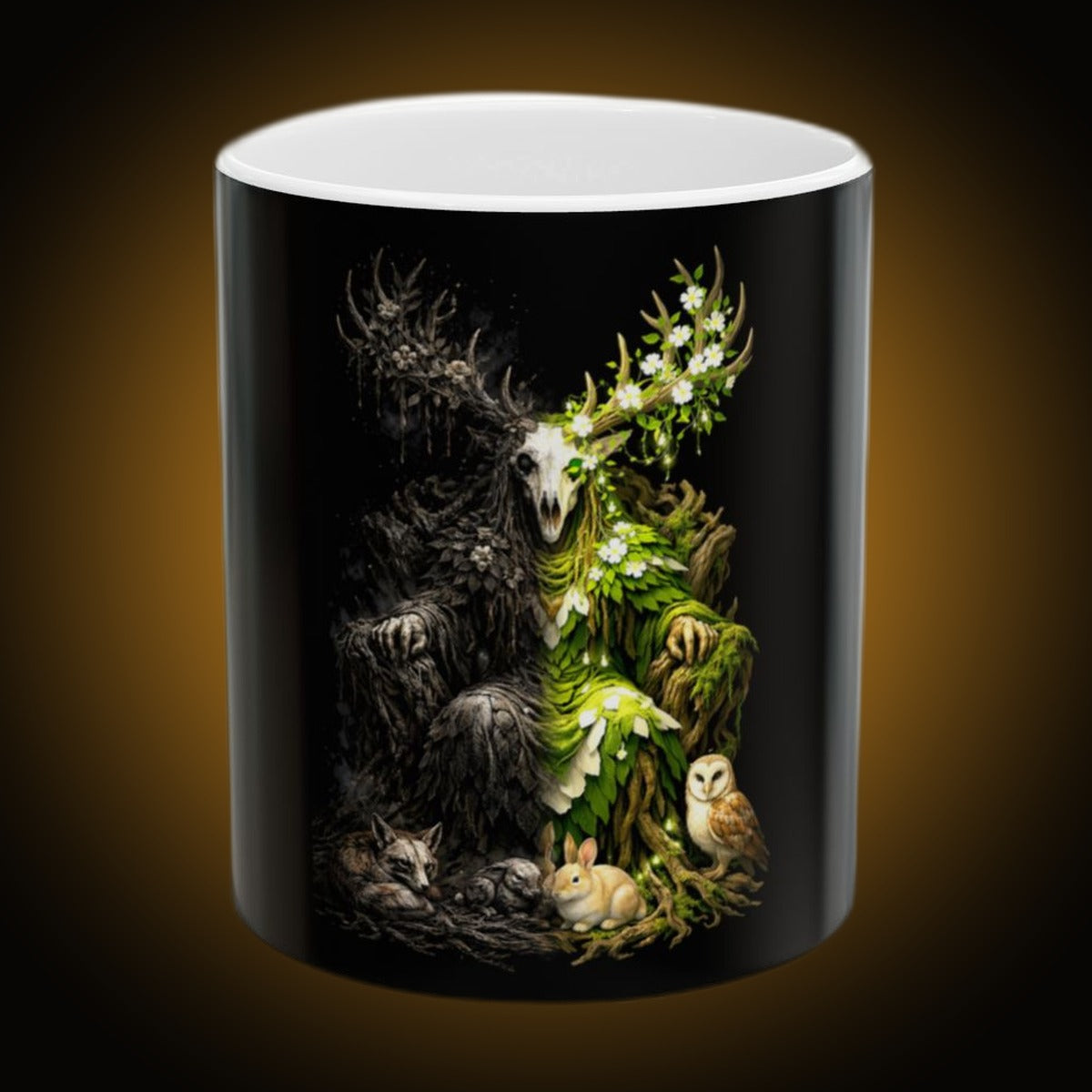 Druid Split-Face Mug