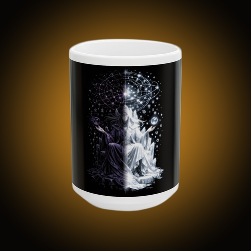 Arcanist Split-Face Mug