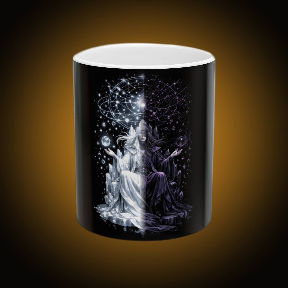 Arcanist Split-Face Reversed Mug