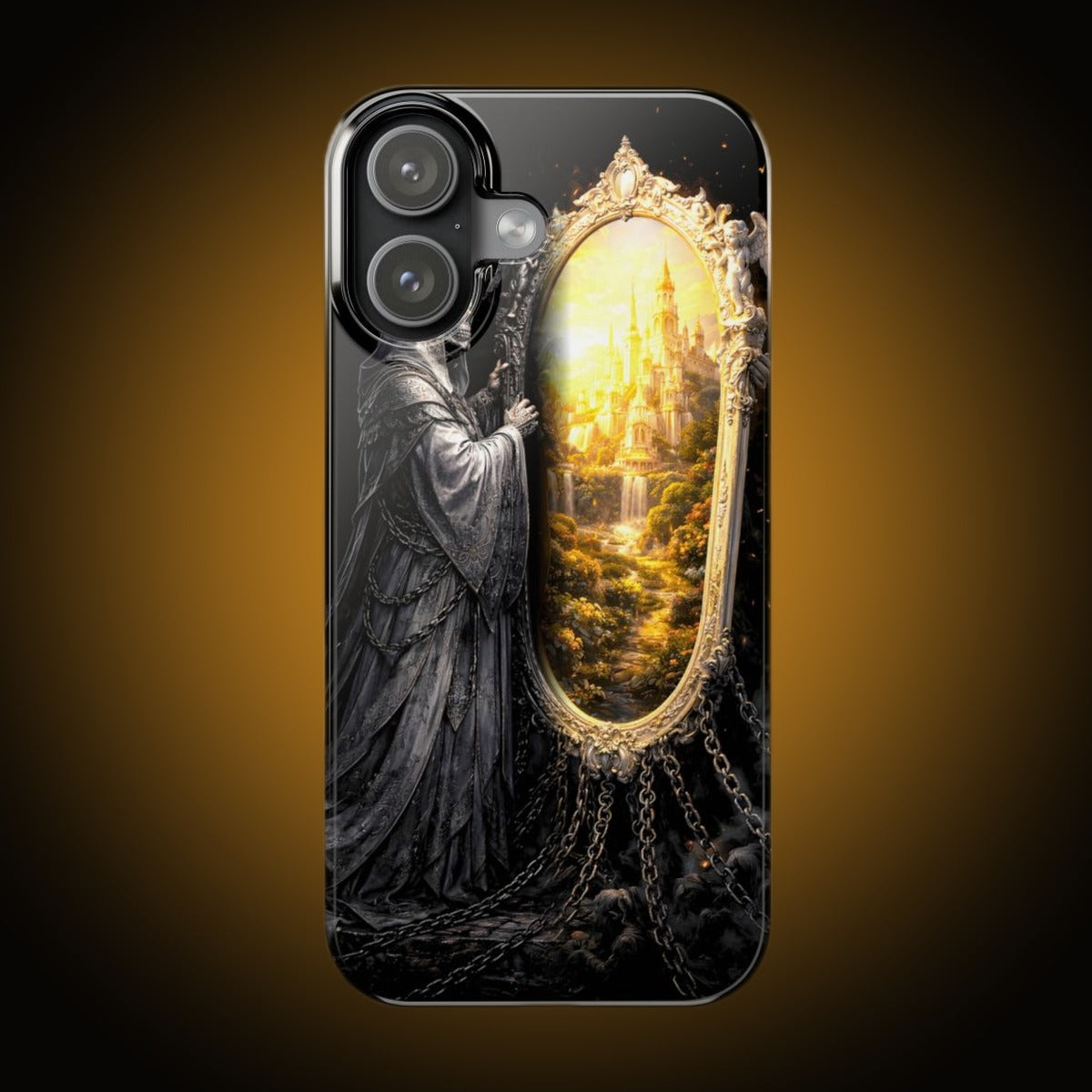 Mirror Maiden Split-Face Phone Case