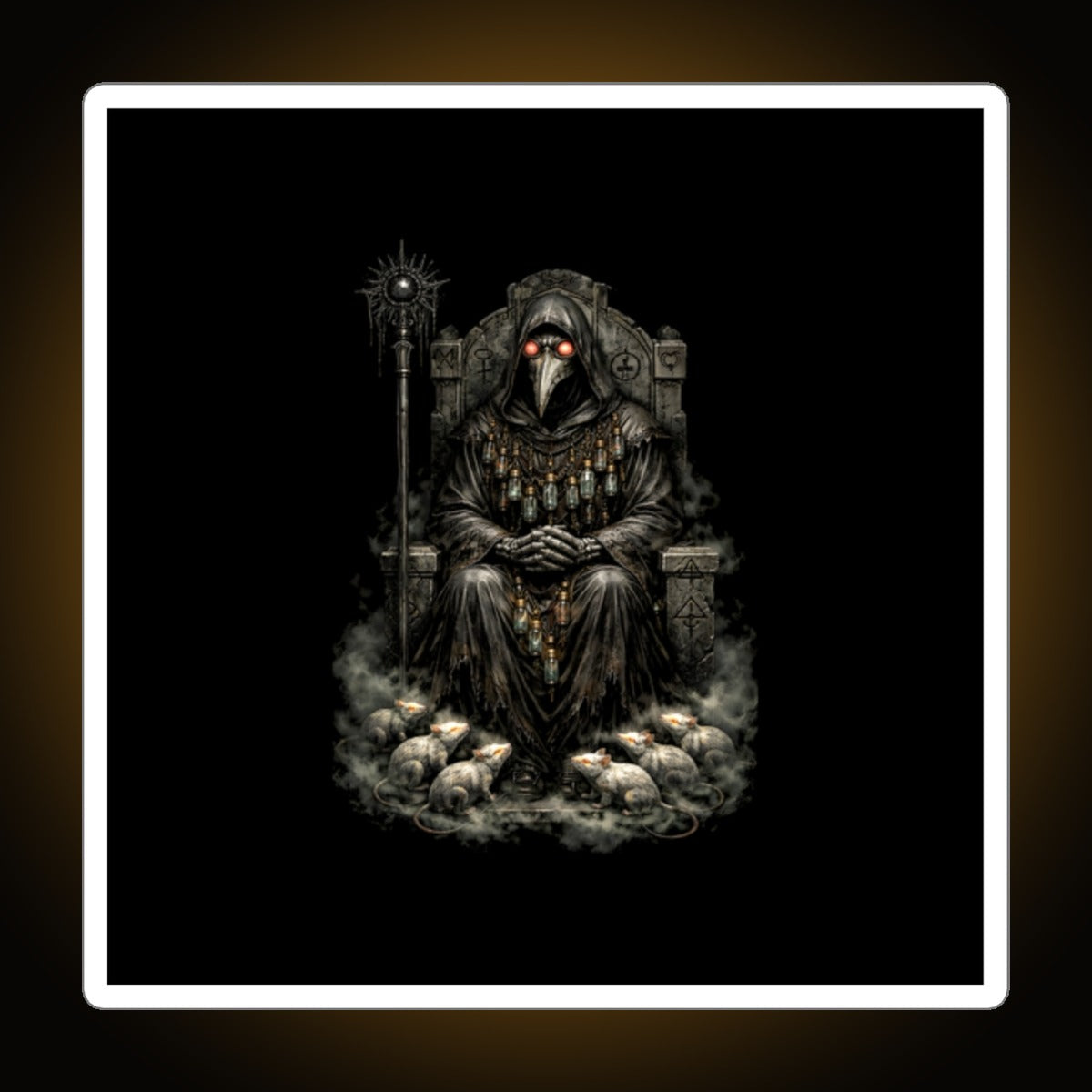 Plague Warden Dark Version Sticker