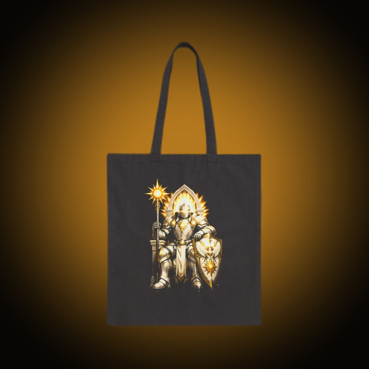 Knight Light Front Dark Back Tote Bag