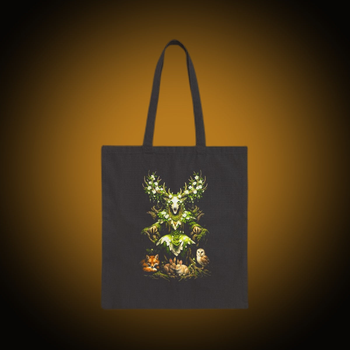 Druid Light Front Dark Back Tote Bag