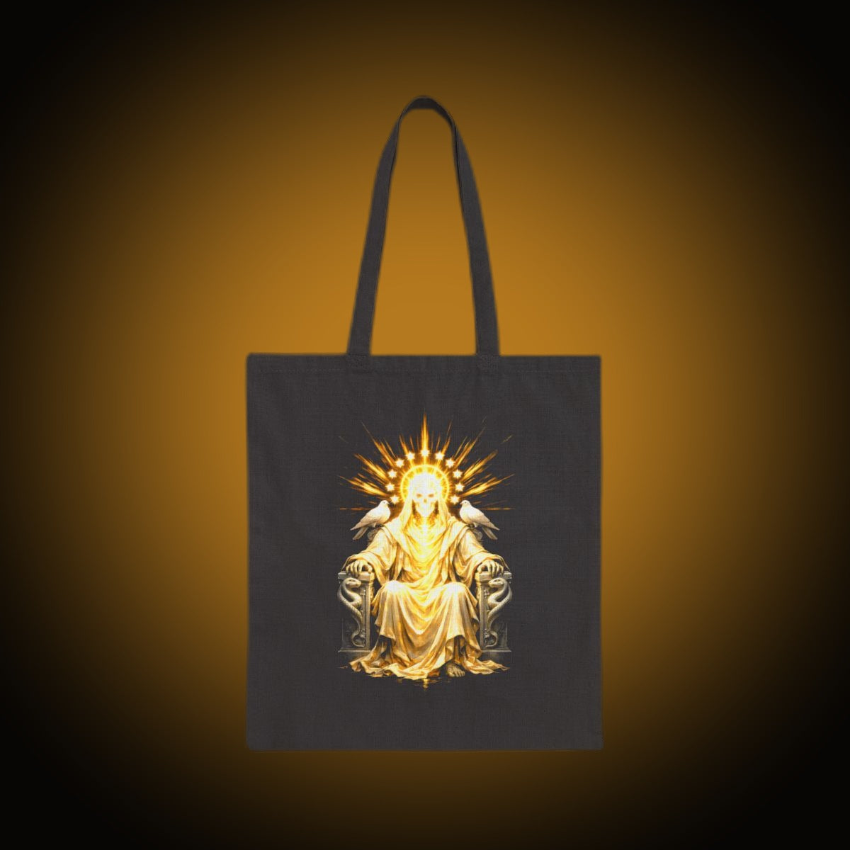 Skeleton God Light Front Dark Back Tote Bag