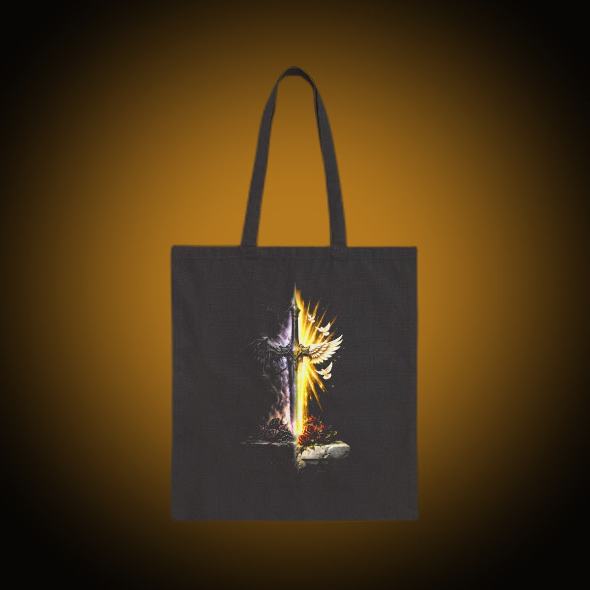 Sword Split-Face Tote Bag