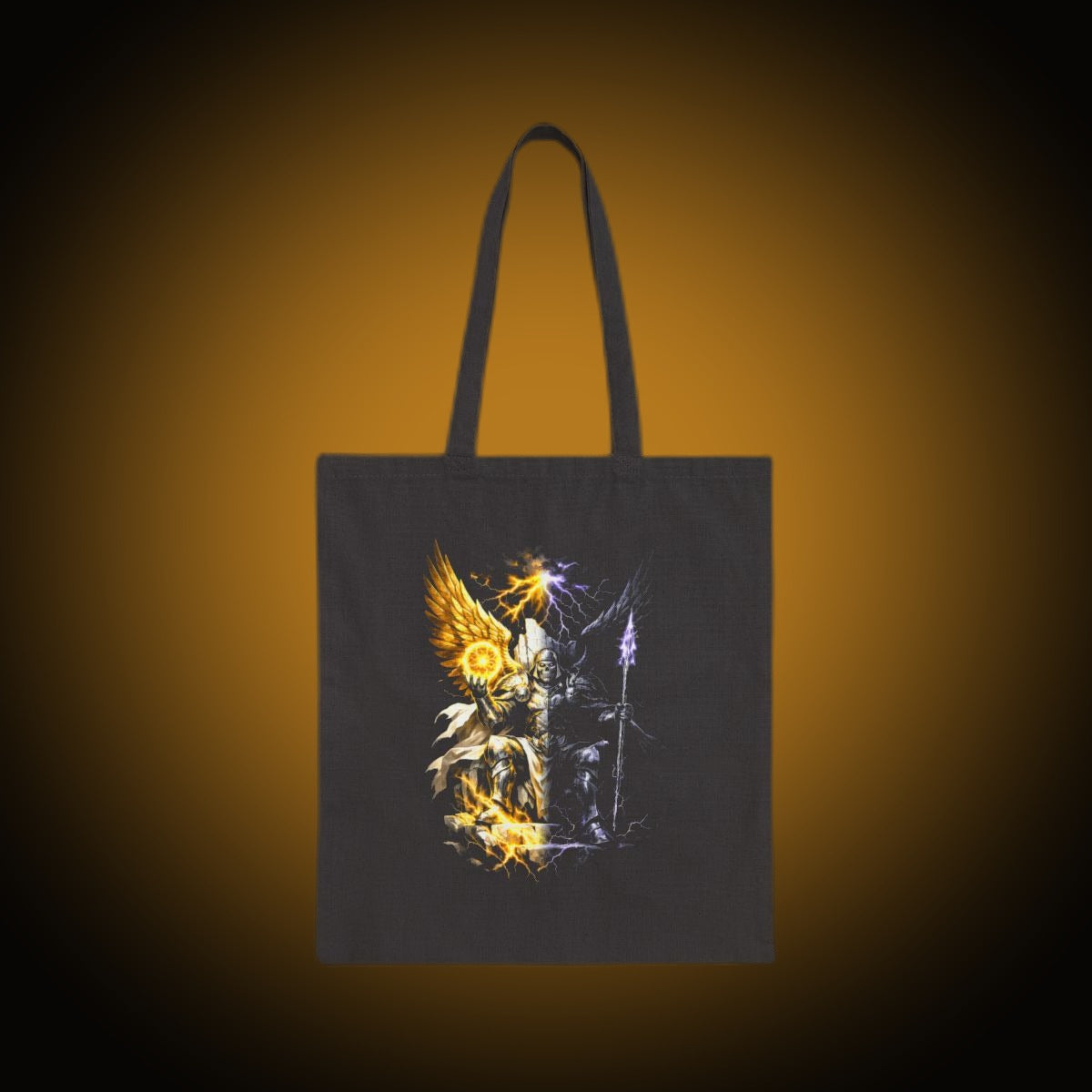 Storm Bringer Split-Face Reversed Tote Bag