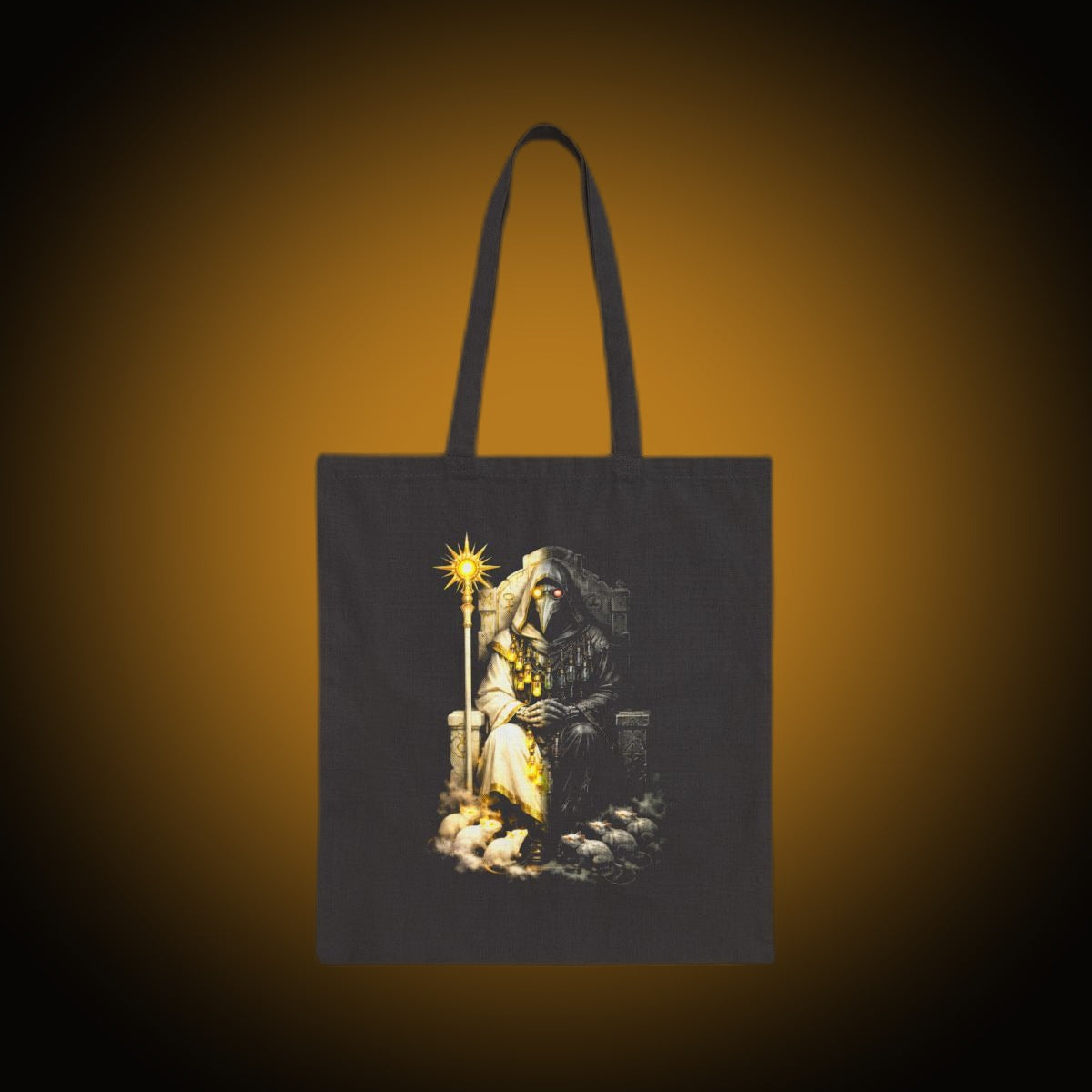 Plague Warden Split-Face Reversed Tote Bag