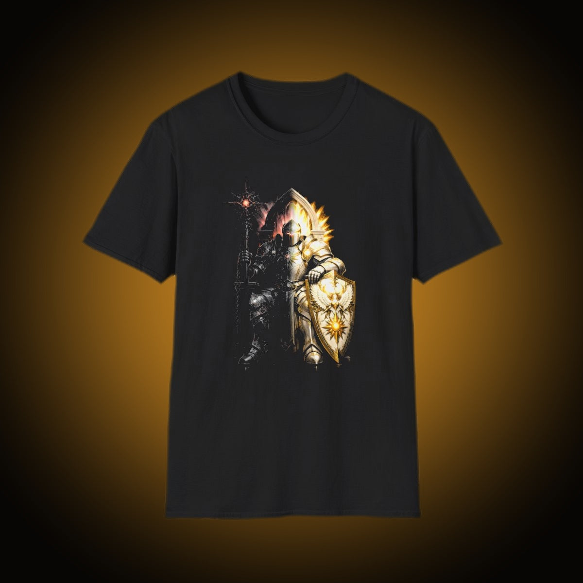Knight Split-Face T-Shirt