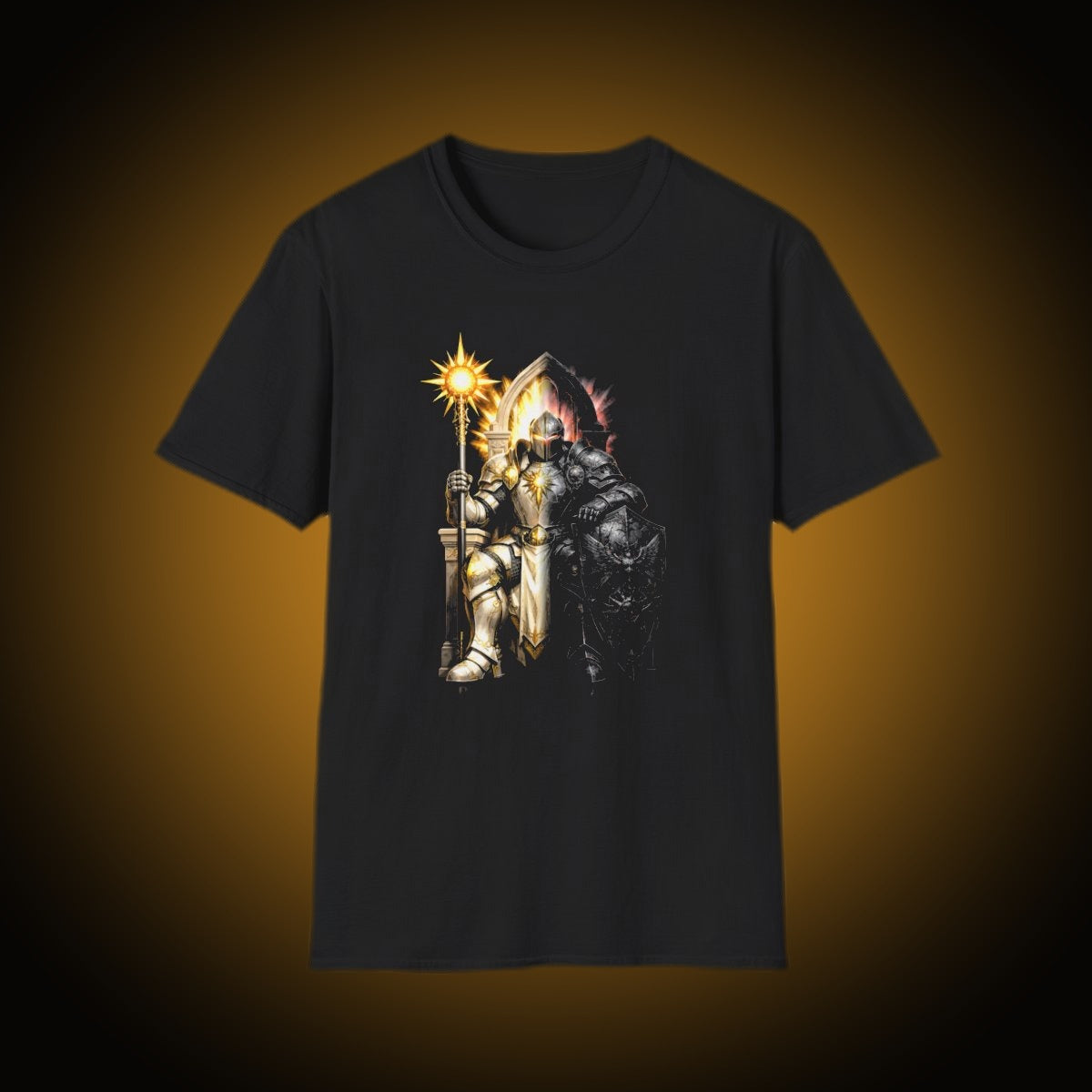 Knight Split-Face Reversed T-Shirt